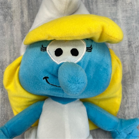 Smurfette Girl Plush Doll Stuffed Soft Toy The Smurfs Peyo 13” No Tags - Picture 2 of 6